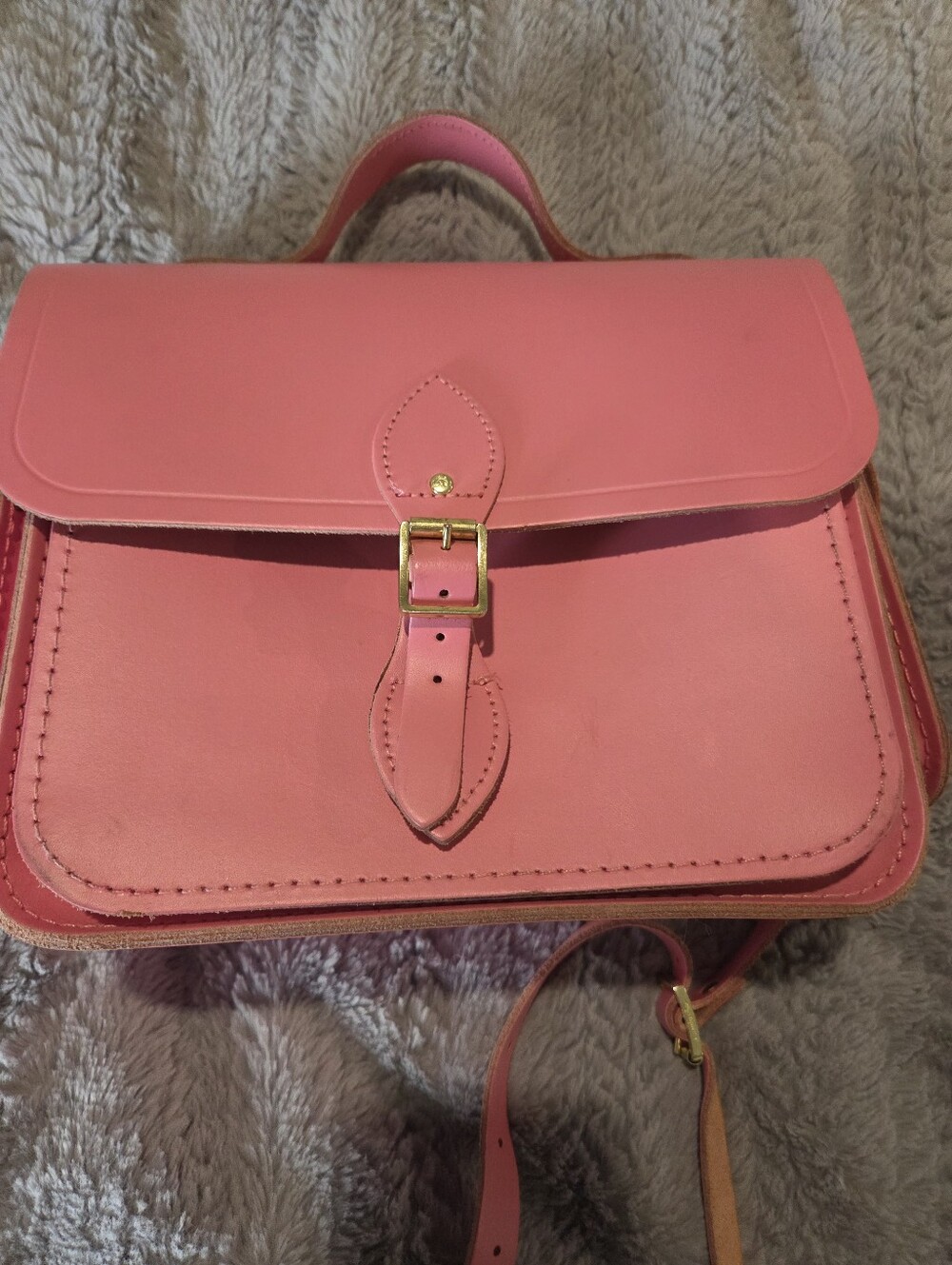 Cambridge Satchel Women’s Pink Leather Satchel Handbag